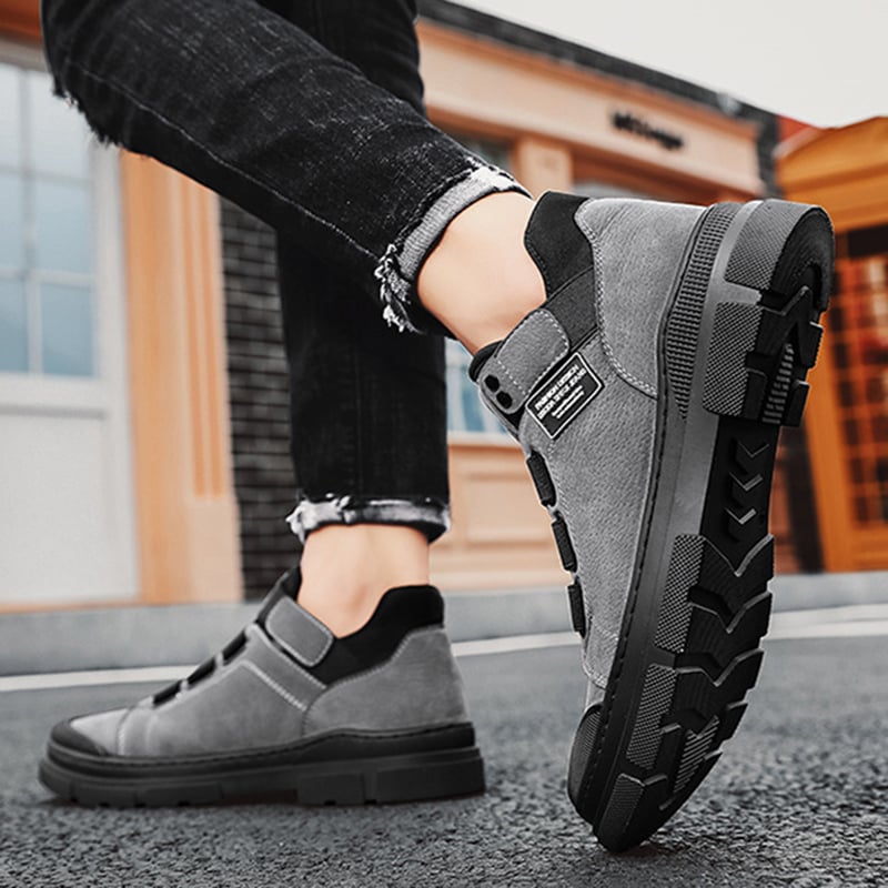 Herr Vintersneakers Med Resårband Och Mellanhög Design