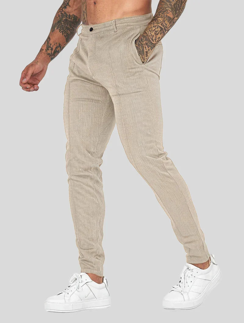 Herrbyxor Modern passform Raka ben Khaki