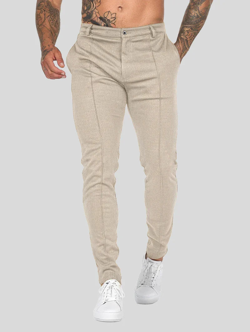Herrbyxor Modern passform Raka ben Khaki