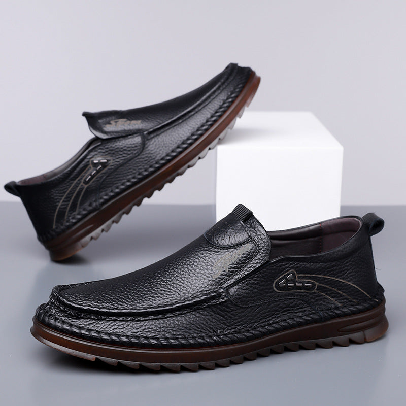 Herrskor För Bilkörning Med Gummisula Och Slip-On-Design