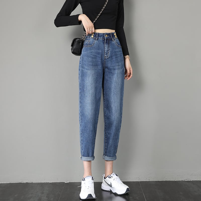 Lassi Jeans Med Hög Midja | Perfekt För Hösten
