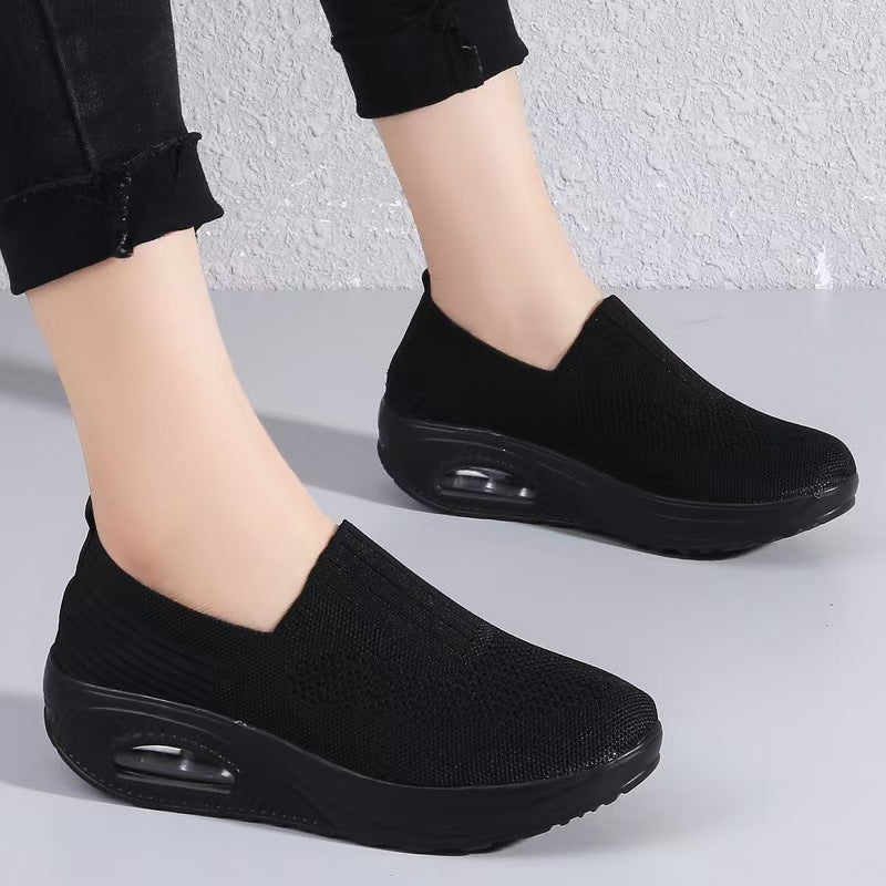 Dam Slip-On Sneakers med Fotvalvsstöd och Halkfri Sula