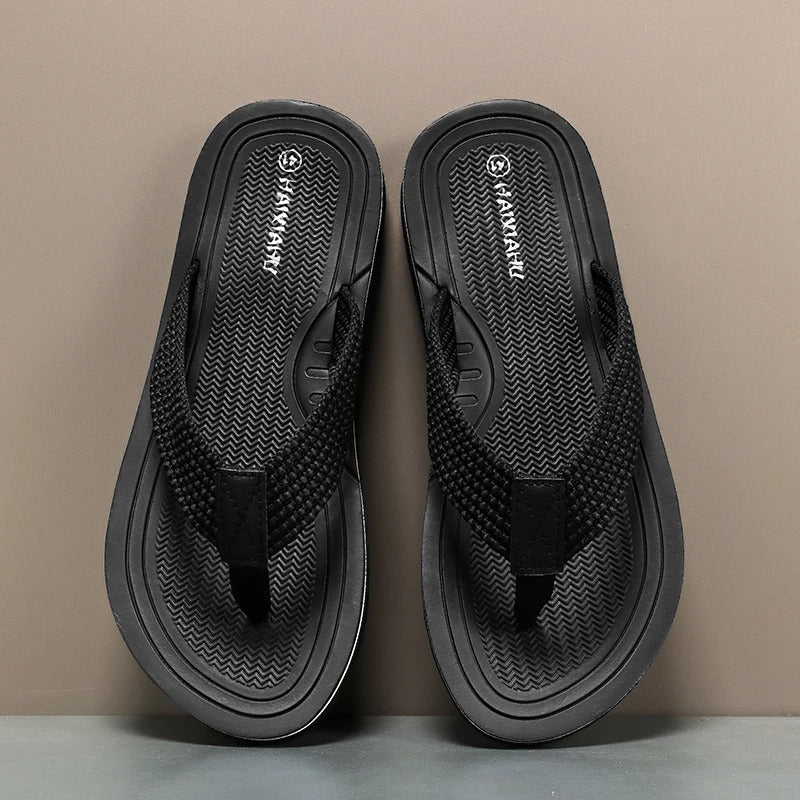 Herr Flip-Flops Med Vaddering Och Slip-On-Sandaler