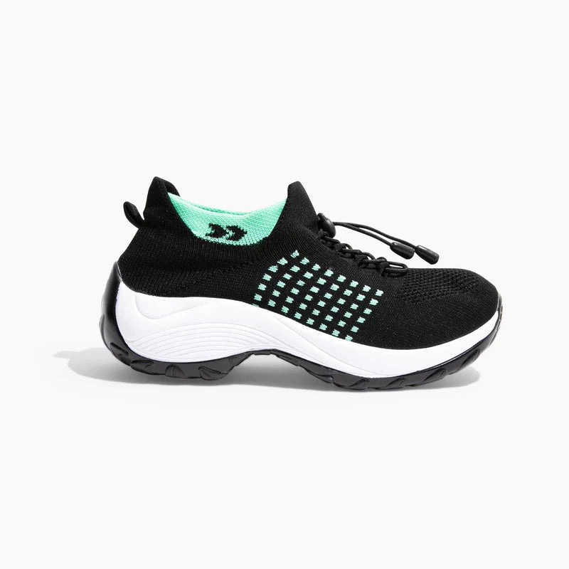 Kvinnor Skor Med Bred Tåbox Och kudde
