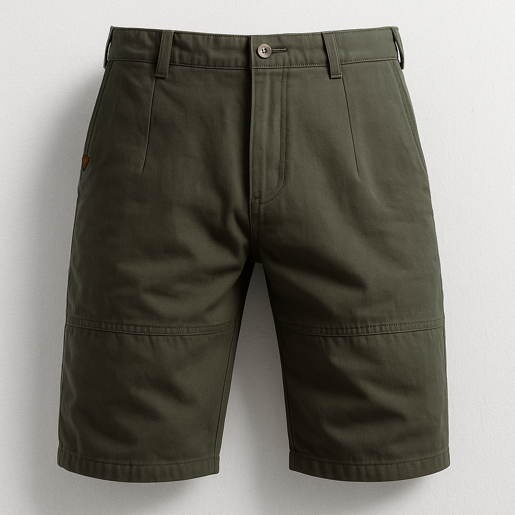Skräddarsydda Sommarchinoshorts Med Kantfickor Fram För Män