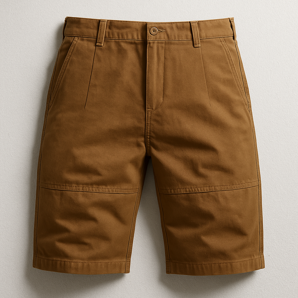 Skräddarsydda Sommarchinoshorts Med Kantfickor Fram För Män