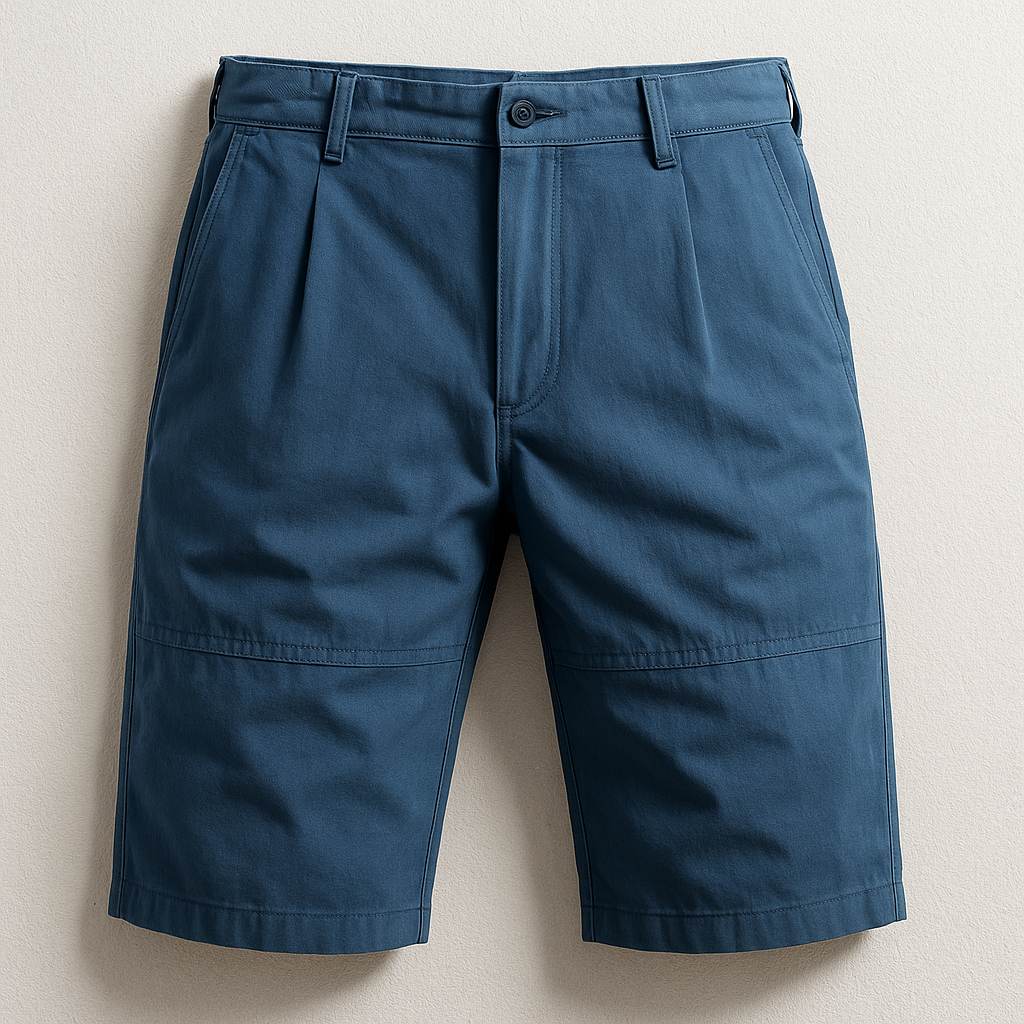 Skräddarsydda Sommarchinoshorts Med Kantfickor Fram För Män