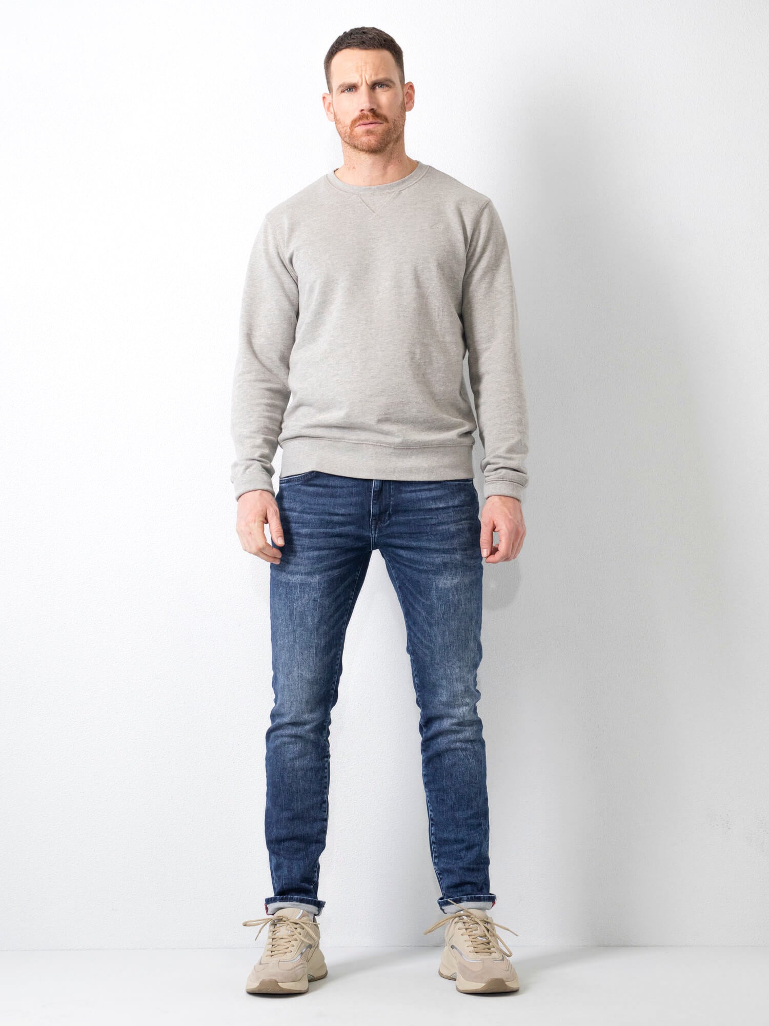 Herrjeans Med Slim Fit Och Femficksdesign