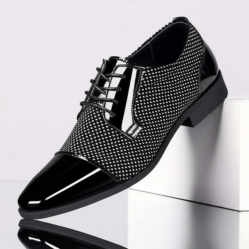 Herr Loafers Med Texturerad Ovandel Och Dämpad Innersula