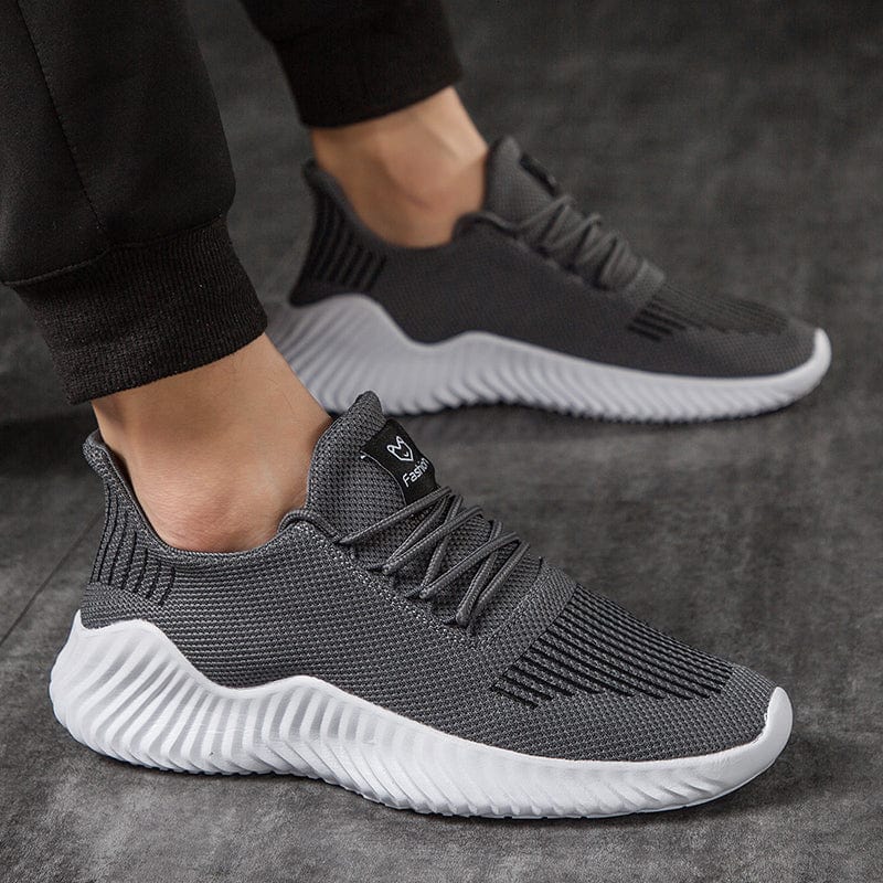 Herr Sneakers Slip On Mesh Övre Luftkanal Lätt Sula