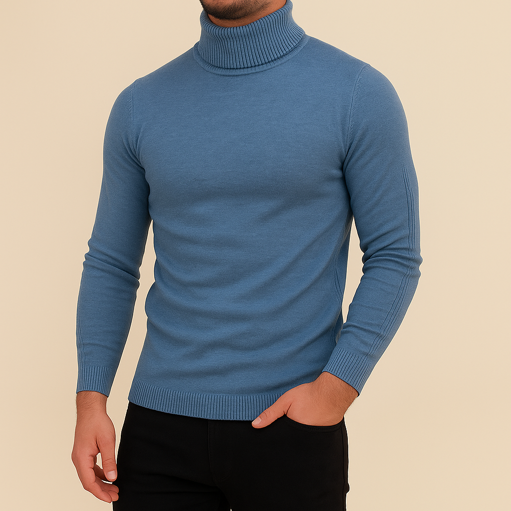 Herr Winterpolotröja Slim Fit