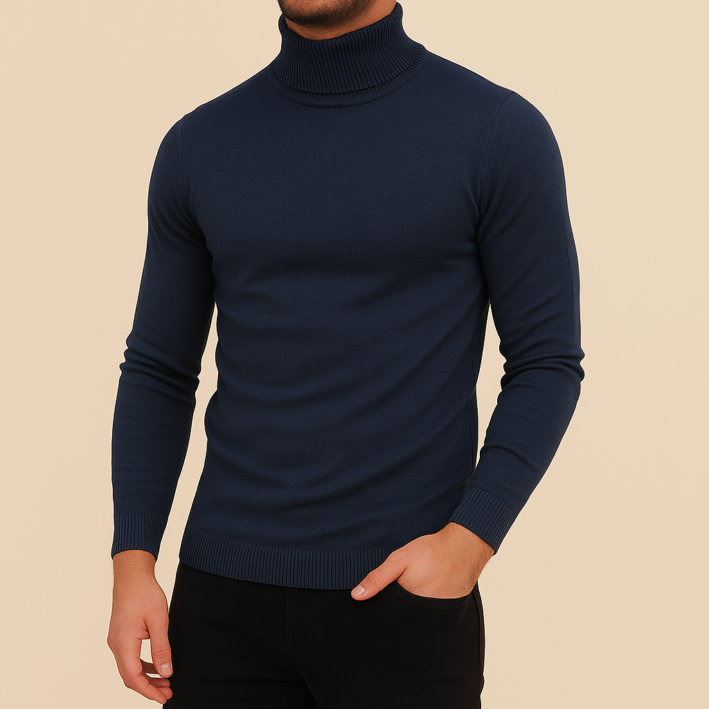 Herr Winterpolotröja Slim Fit