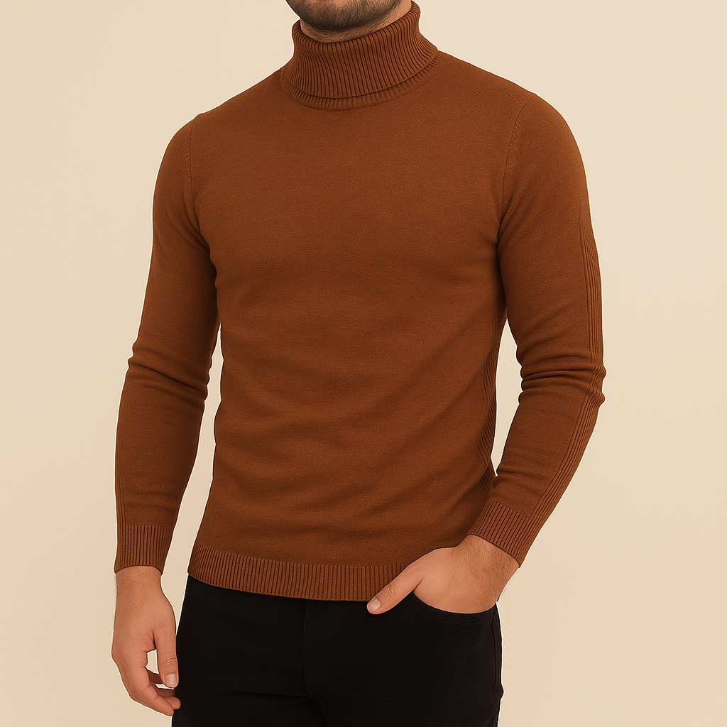 Herr Winterpolotröja Slim Fit