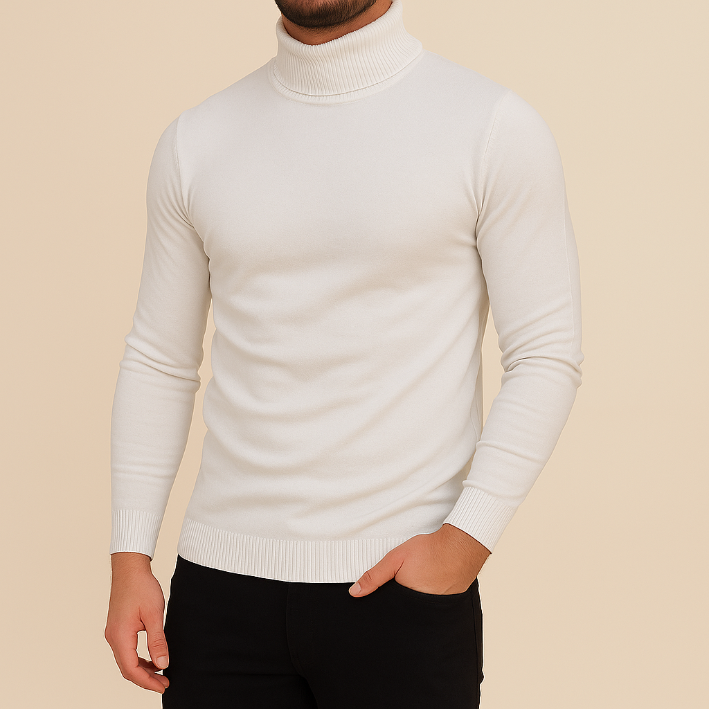 Herr Winterpolotröja Slim Fit