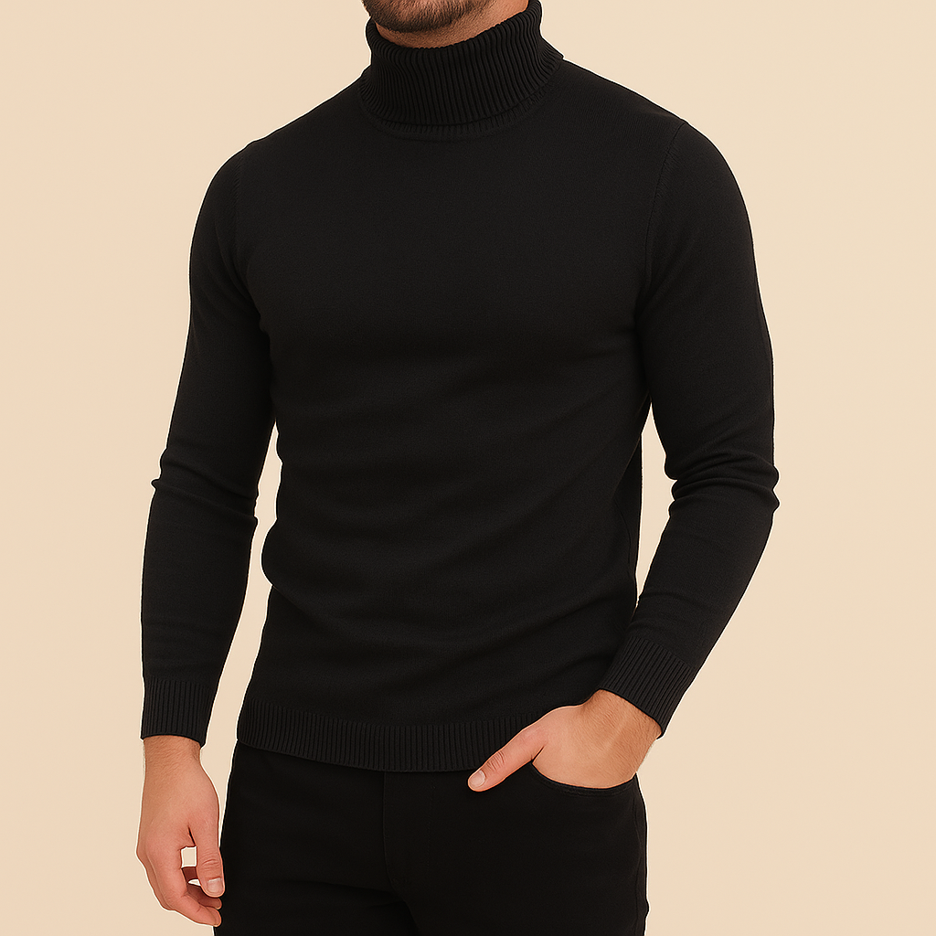 Herr Winterpolotröja Slim Fit