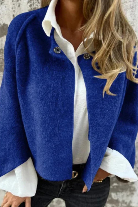 Dam Vårkort Jacka med Utsvängda Ärmar