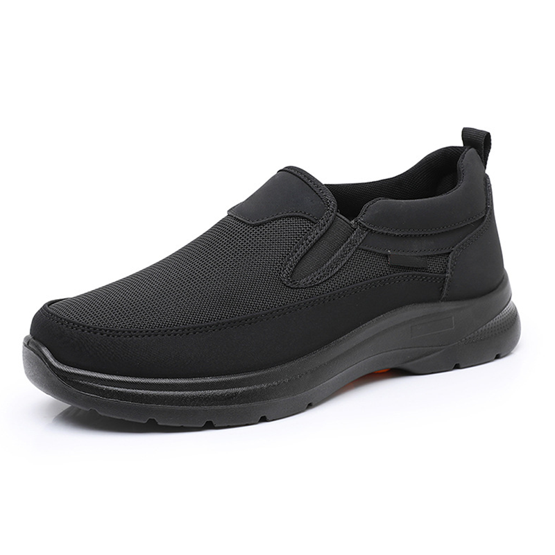 Herrsneakers Med Slip-On-Funktion Och Andningsbar Ortopedisk Mesh