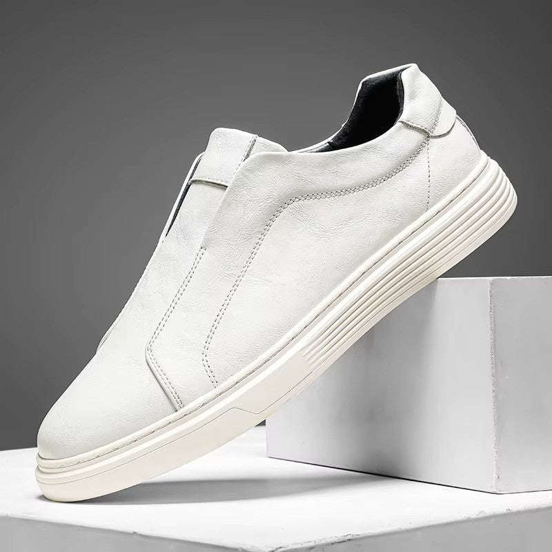 Herr-sneakers med låg profil, slip-on, minnesskum och dämpad sula