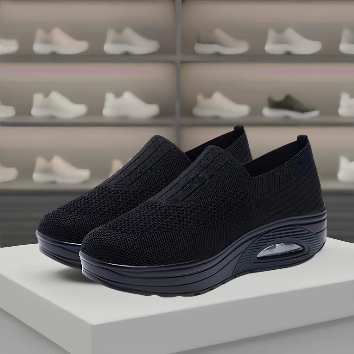 Dam Slip-On Sneakers med Fotvalvsstöd och Halkfri Sula